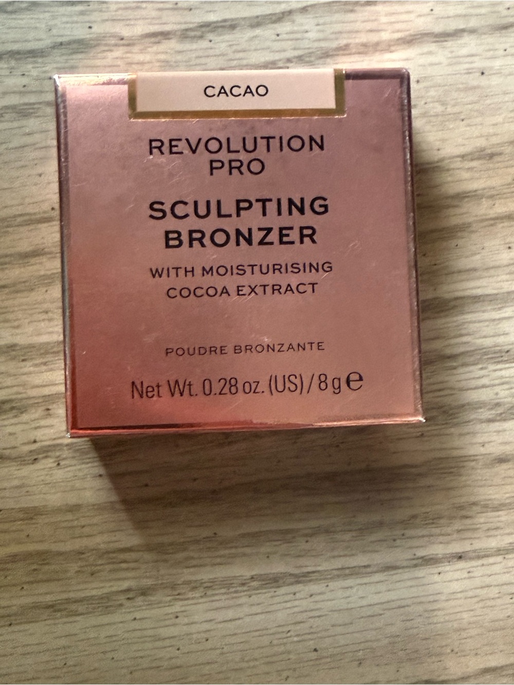 Revolution Pro Sculpting Bronzer Cacao 8g Matte Bronzer Cocoa Extract New Sealed